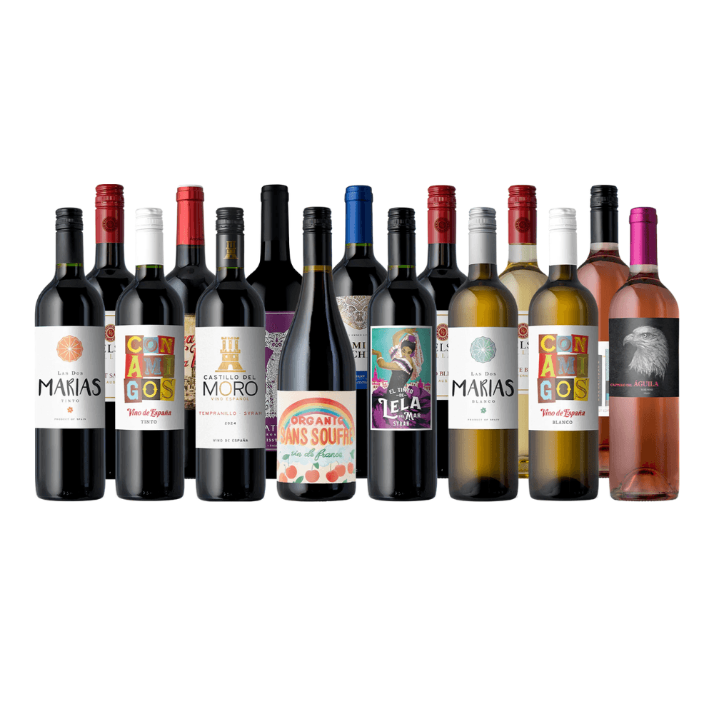 15 Wine Bottles for $80 with Free Shipping