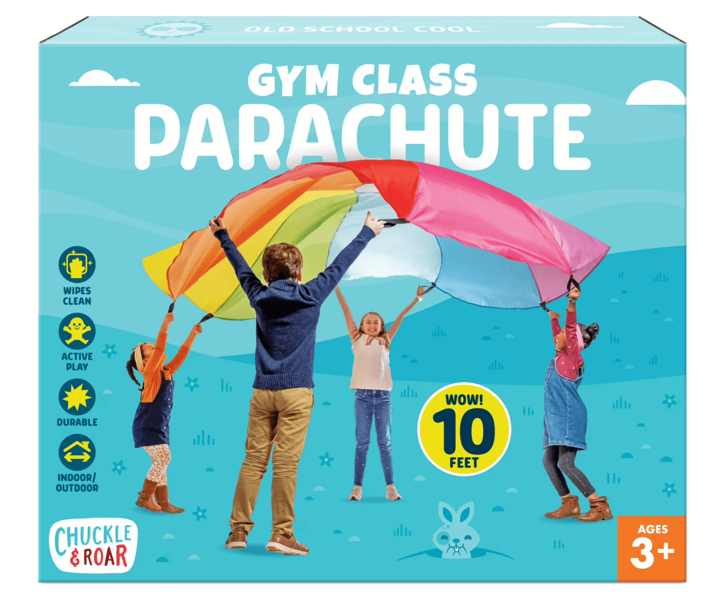 Chuckle & Roar Gym Class Indoor Outdoor Parachute Walmart