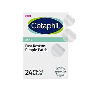 Cetaphil Acne Pimple Patches - 24-Count for $4.60 with Subscribe & Save