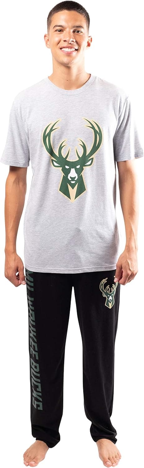 Cozy NBA Loungewear Set: Soft Tee & Pants