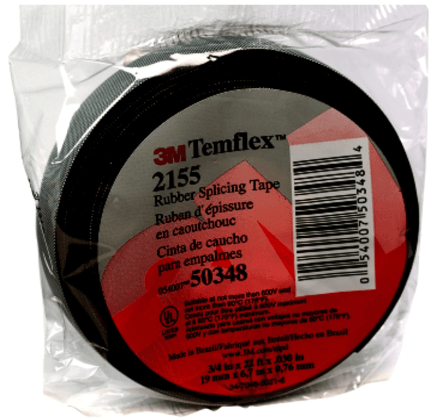 3M Temflex Rubber Splicing Tape for Electrical Repairs