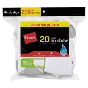 Hanes Men's Socks - 20 Pairs for Just $9.75