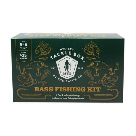 Mystery Tackle Box Regular Bass Fishing Kit, Non-Lead