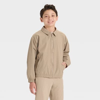 Boys' Lightweight Jacket - All In Motion™ Tan L