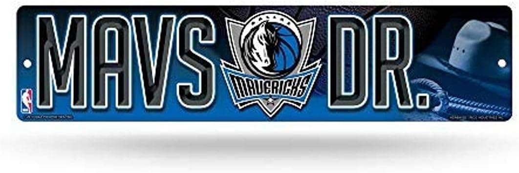 Bring the NBA to Your Home with Dallas Mavericks Street Sign