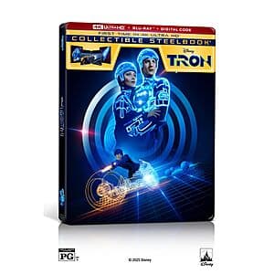 Disney Tron Steelbook (4K UHD + Blu-ray + Digital) $26.70