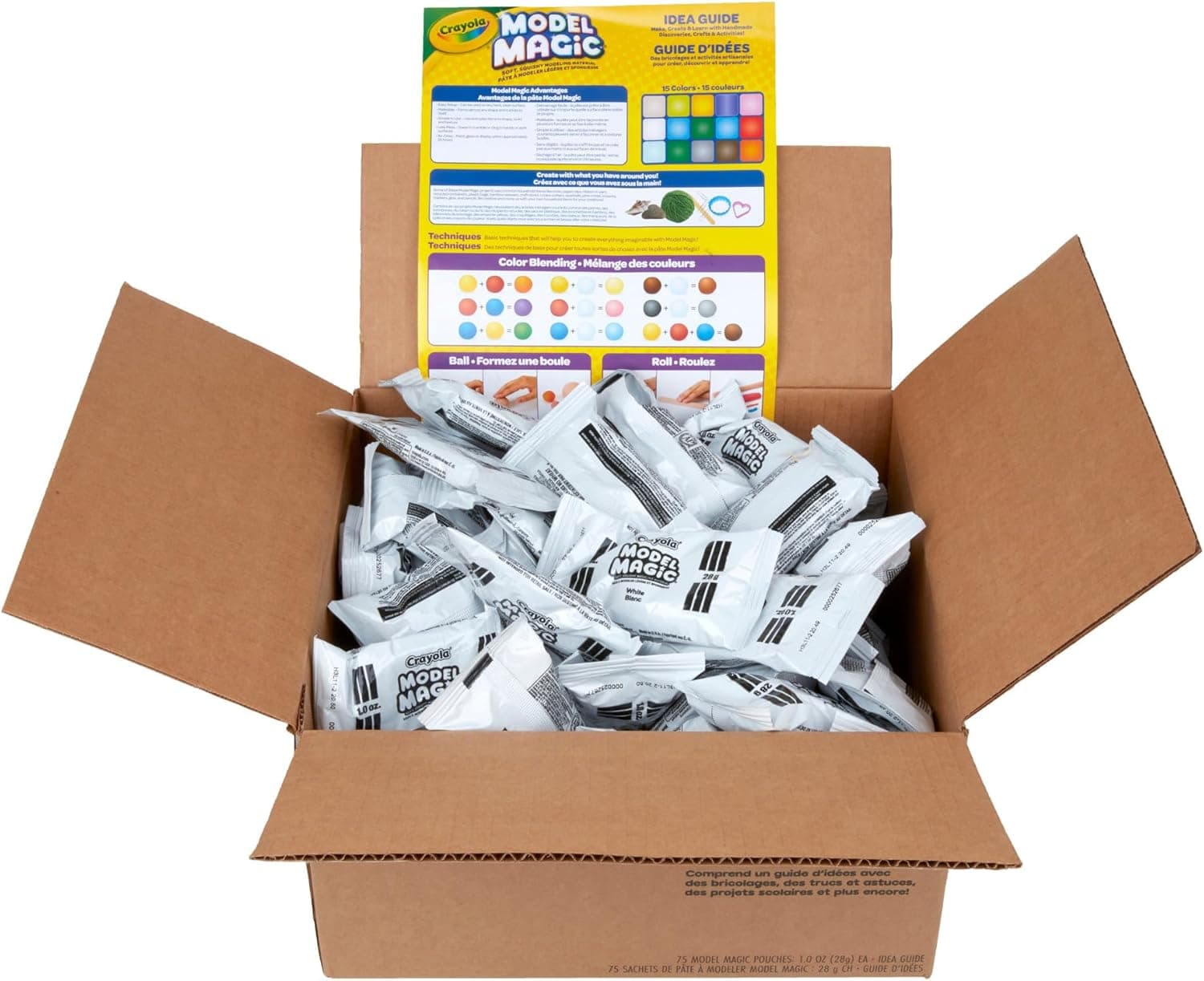 Crayola Model Magic - White (75ct), Versatile Craft Clay