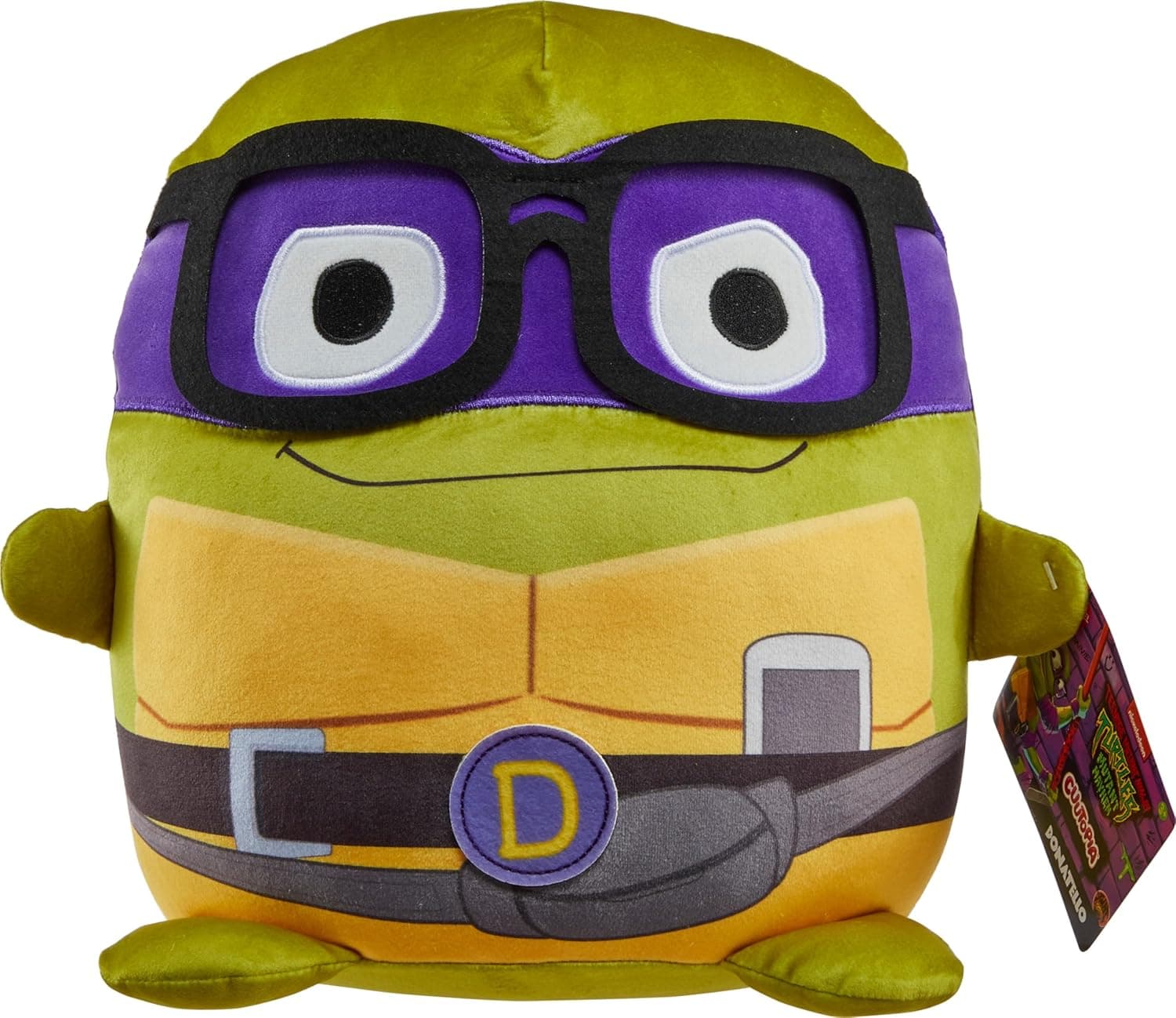 Mutant Mayhem Cuutopia Plush Donatello: Kawaii-Style Ninja Turtle