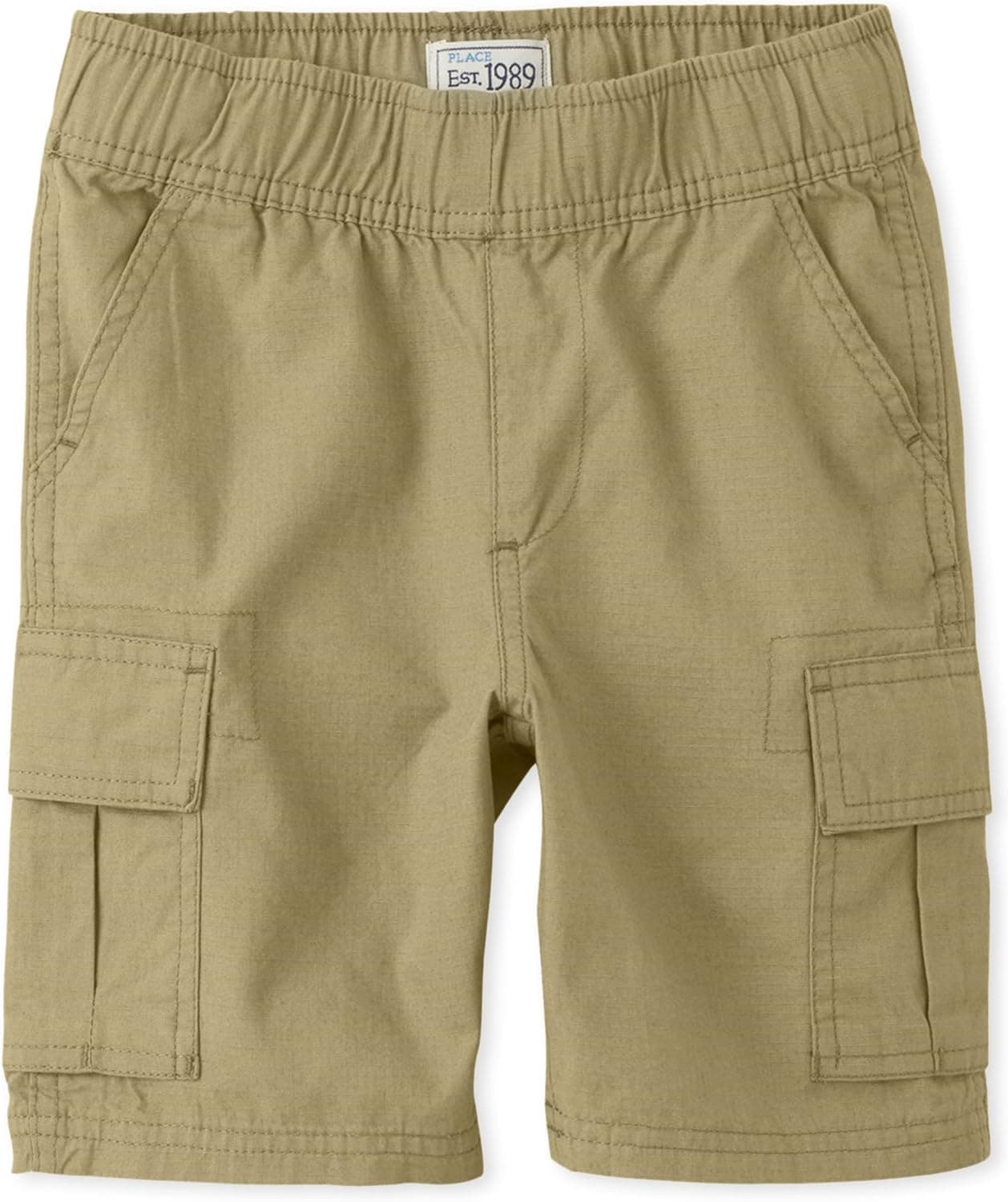 The Children's Place Boys Pull on Cargo Shorts,Flax Single,6