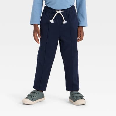 Toddler Boys' Tapered Pants - Cat & Jack™ Blue 12M