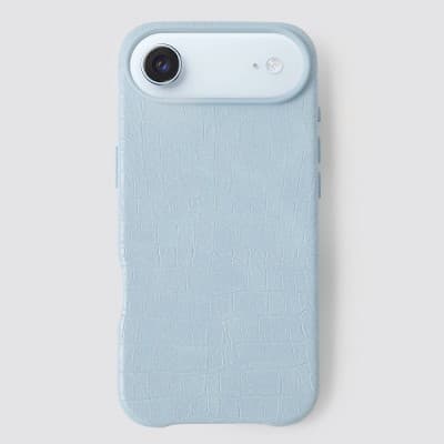Hello Lux iPhone Air Phone Case - Blue Croc Wrapped
