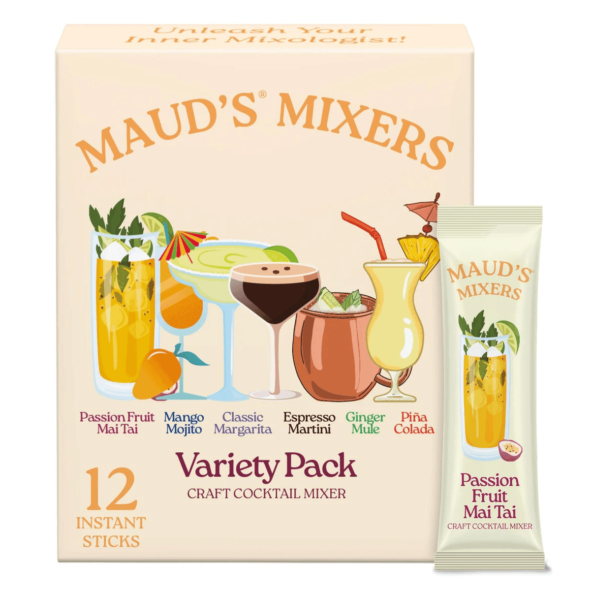 Instant Mixer Packs from Maud's Coffee & Tea with Free Shipping