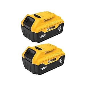 2-Pack of DEWALT 20V MAX 5Ah Batteries on Target