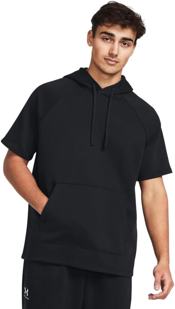 Cozy Fleece Hoodie: Under Armour Rival Short Sleeve