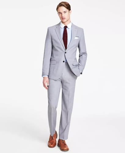 Nautica Men's Bi-Stretch Nested Suit at 75% Off