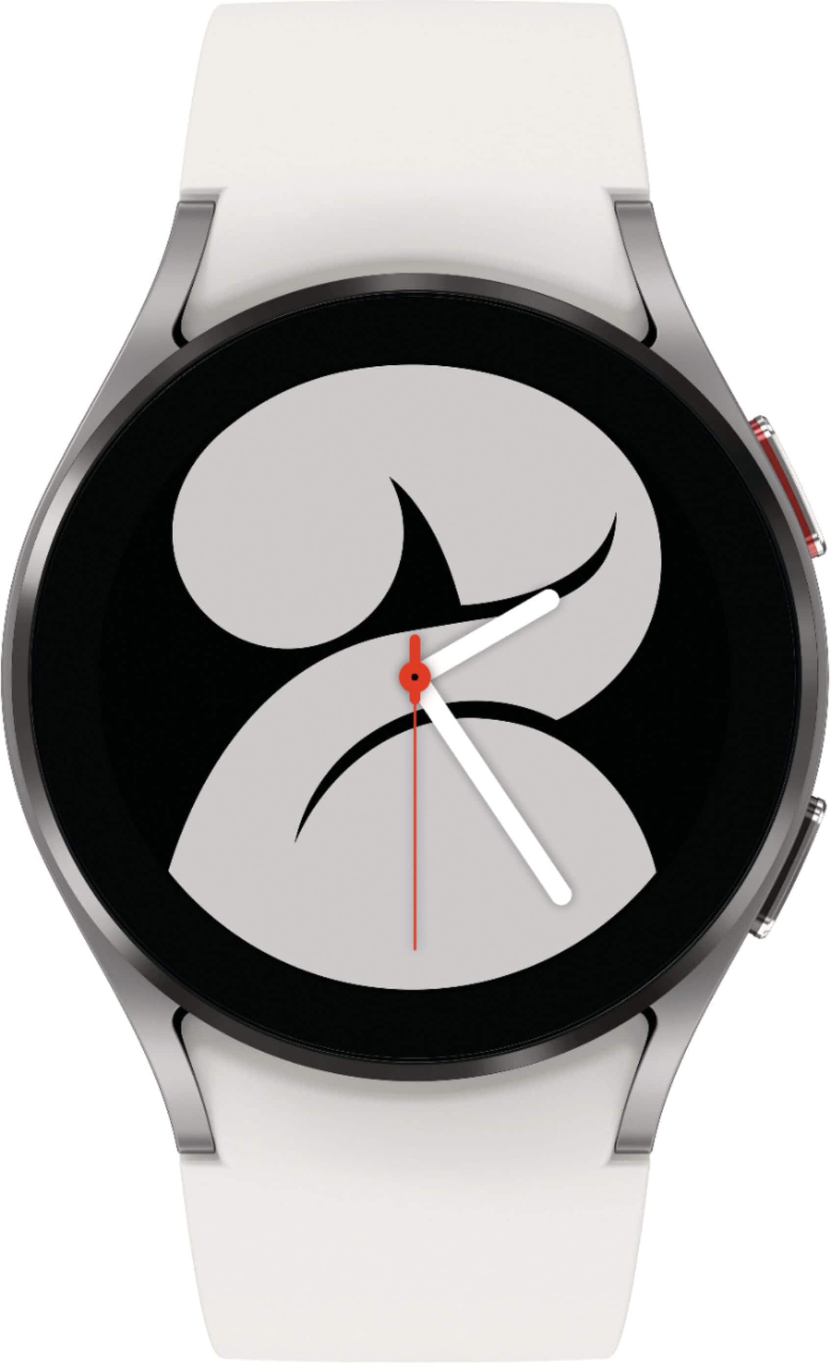 Samsung - Geek Squad Certified Refurbished Galaxy Watch4 Aluminum Smartwatch 40mm BT - Silver - (2021)