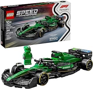 LEGO Speed Champions Aston Martin Aramco F1 AMR24 Race Car Toy - Building Set for Kids, Boys & Girls, Ages 10+ - Toy Car for F1 Fans - Gift Idea for Birthday - 77245