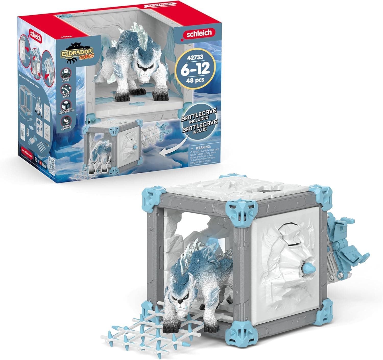 Unleash the Icy Fury: Schleich Eldrador Creatures Battle Cave