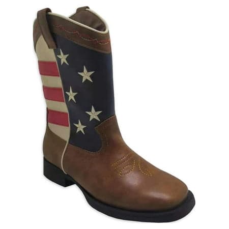Wonder Nation Toddler & Boys Americana Cowboy Western Boots