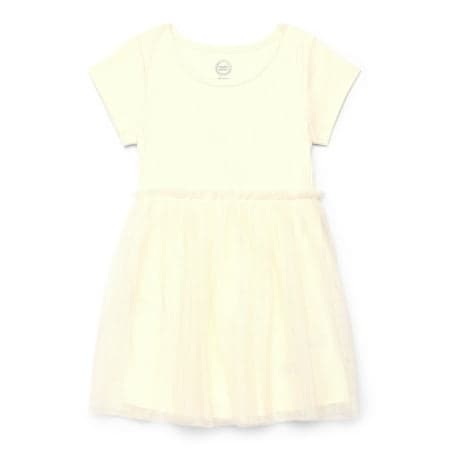 Wonder Nation Girls Tutu Dress with Short Sleeves, Sizes 4-18 & Plus