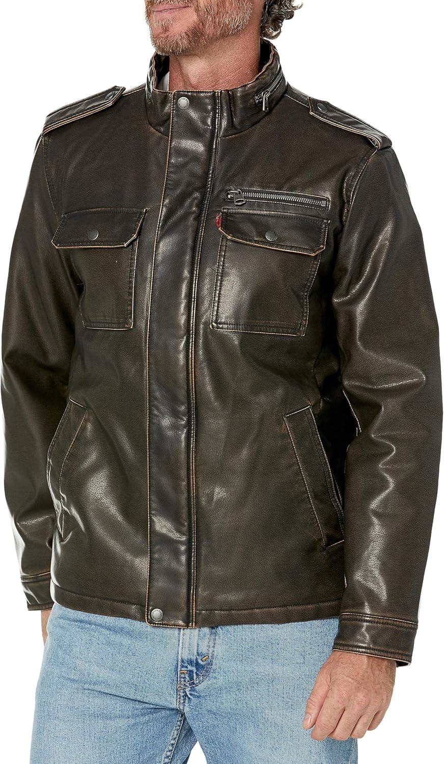 Levi's Vintage Deer Faux Leather Sherpa Jacket - 55% Off