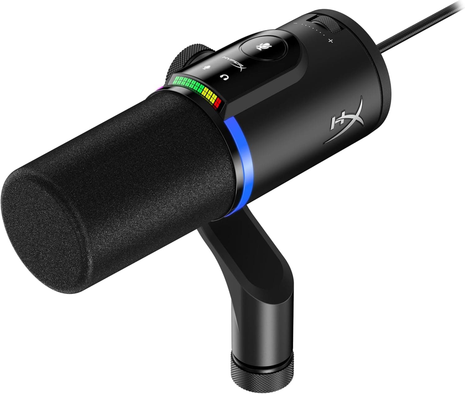 Broadcast-Quality HyperX FlipCast Streaming Microphone