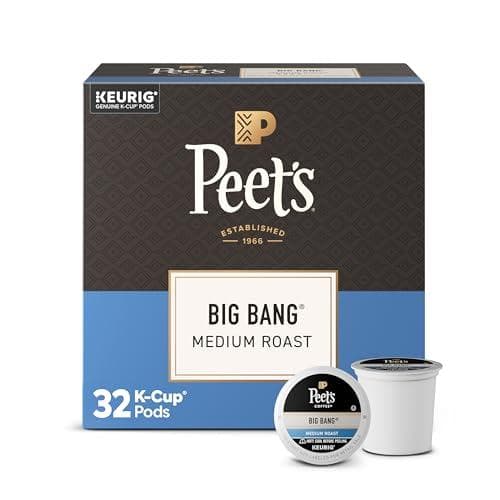 32ct Peet's Medium Roast Single Serve Coffee Pods Amazon