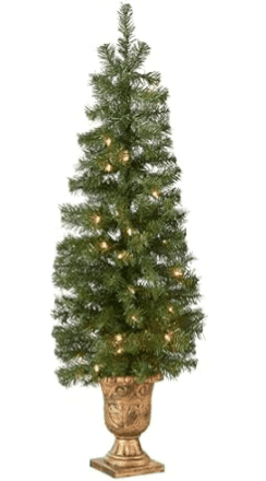 Pre-lit 4-Foot Artificial Tree - 74% Off