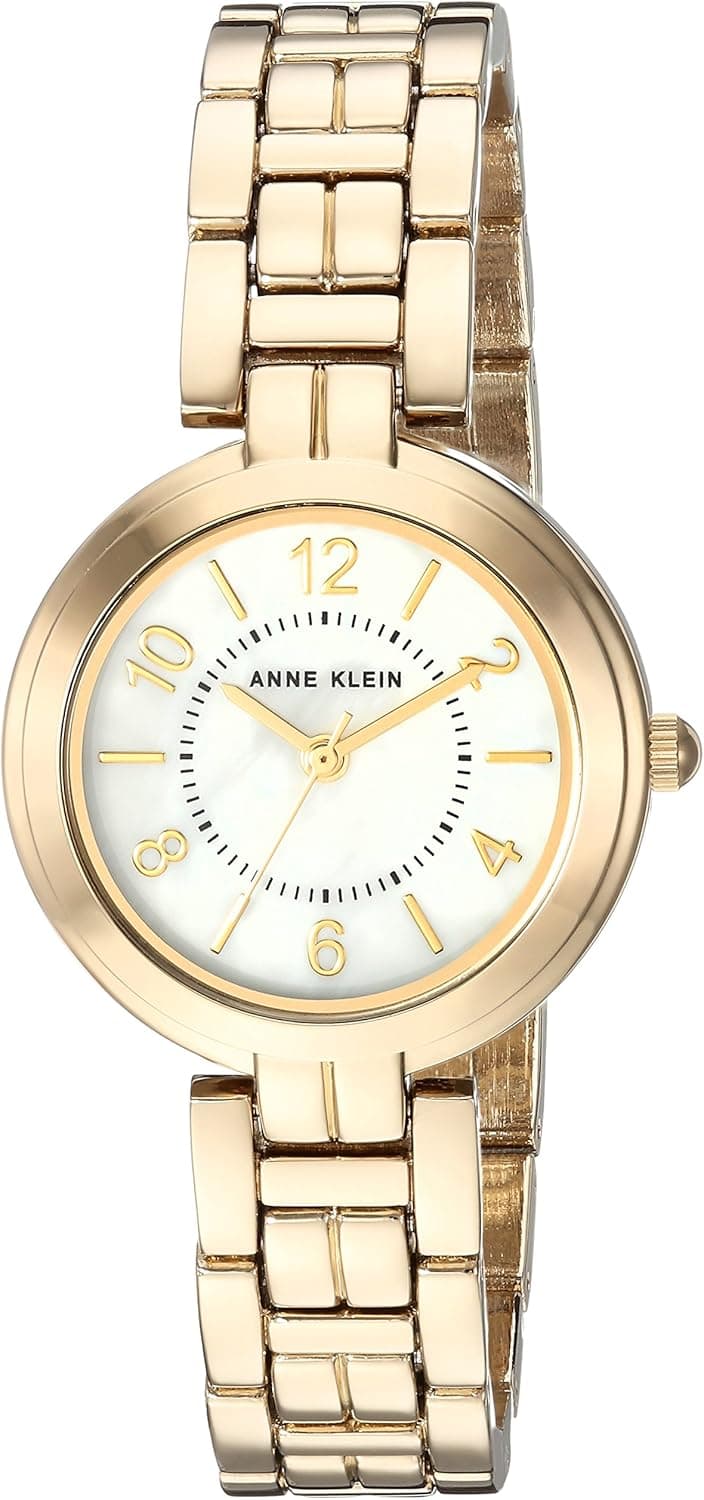 Stylish Anne Klein Gold-Tone Bracelet Watch