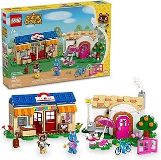 LEGO Animal Crossing Nook’s Cranny & Rosie's House, Buildable Video Game Toy for Kids, Includes 2 Animal Crossing Toy Figures, Birthday Gift Idea for Girls and Boys Aged 7 and Up, 77050