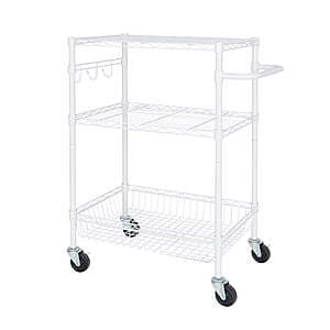 Hyper Tough 3-Tier Rolling Cart - Versatile Storage Solution