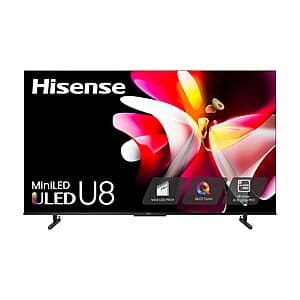 Hisense 100U8K 4K 144Hz Mini-LED QLED TV - $1501 + Free Shipping