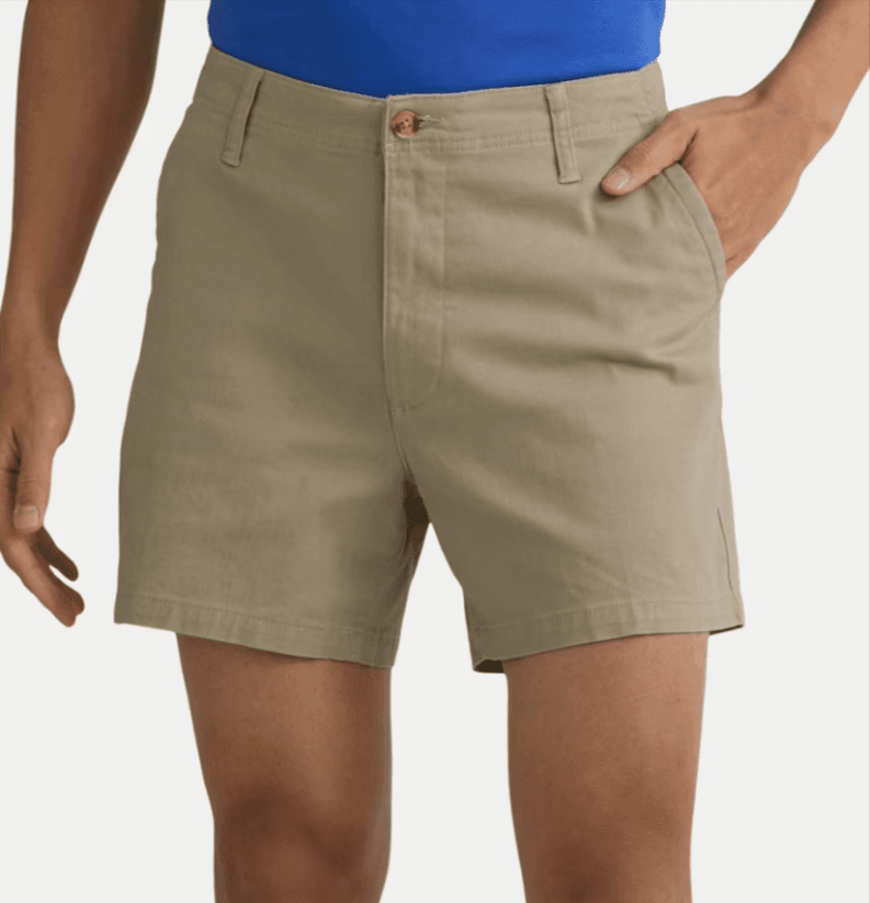 George Men's 9" Stretch Twill Flat Front Shorts Walmart