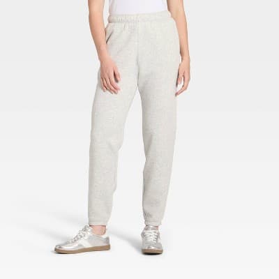 Women's Active Comfort Jogger Sweatpants - All In Motion™ Heathered Gray M