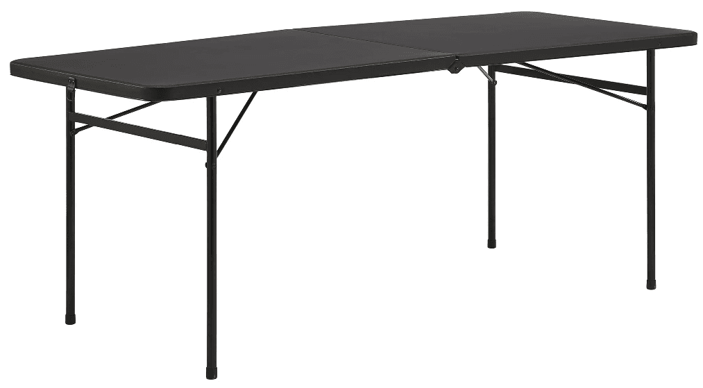 Mainstays 6' Bi-Fold Plastic Folding Table Walmart