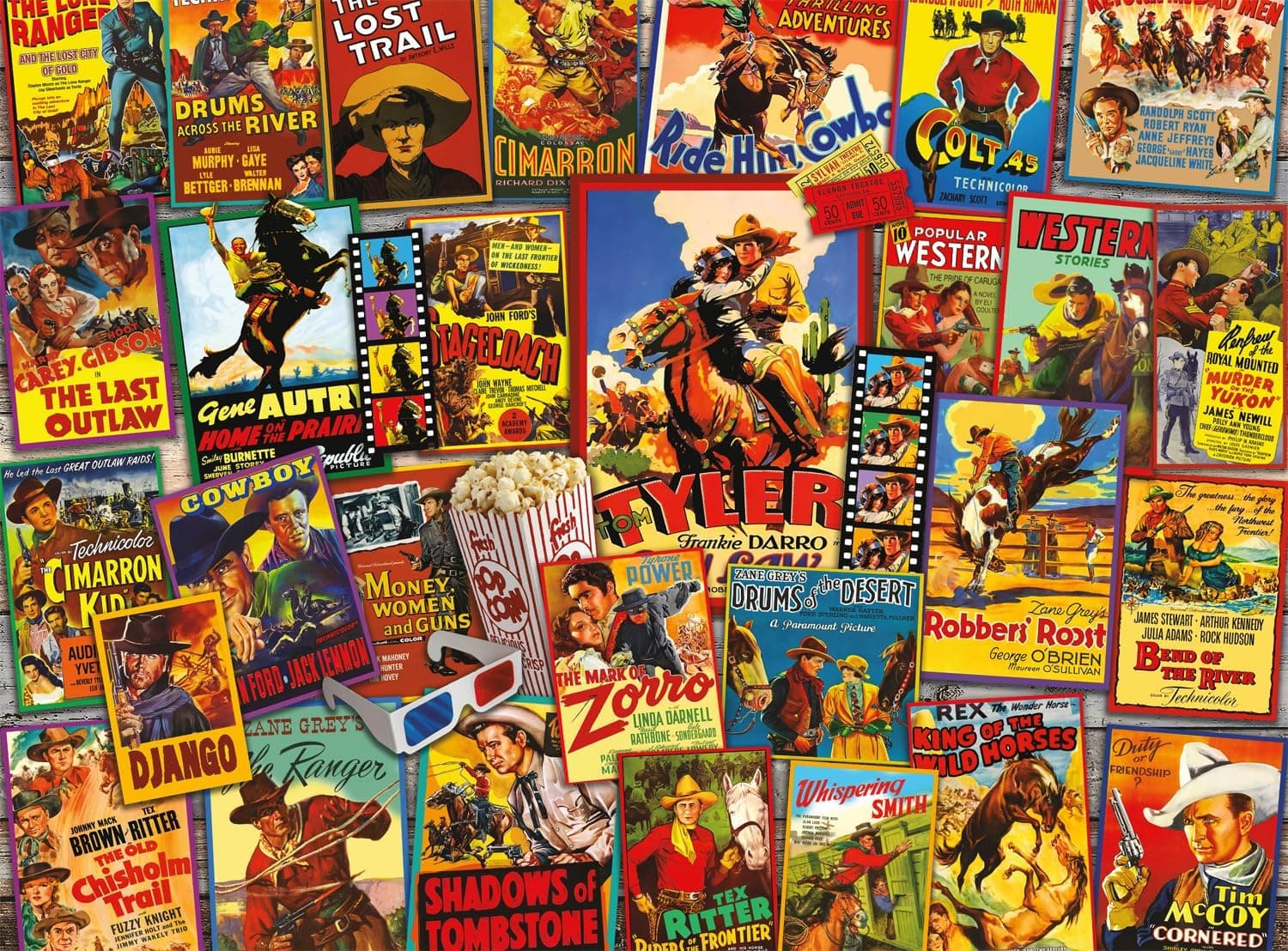 Immerse Yourself in the Wild West with Buffalo Games Puzzle