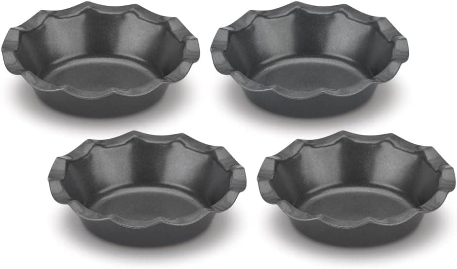 Bake Delicate Tarts with Cuisinart's Fluted Tartlet Pan Set