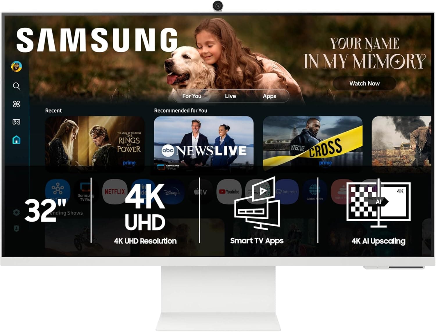 Samsung's 32" Smart Monitor M8 - Immersive 4K Display