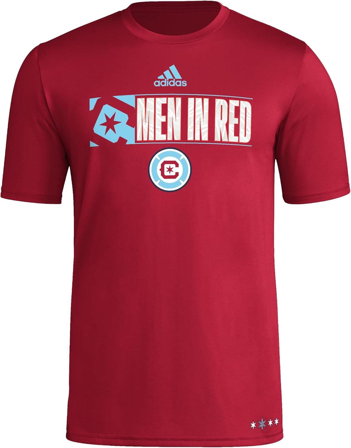 Cheer on the Chicago Fire in this Adidas Tee