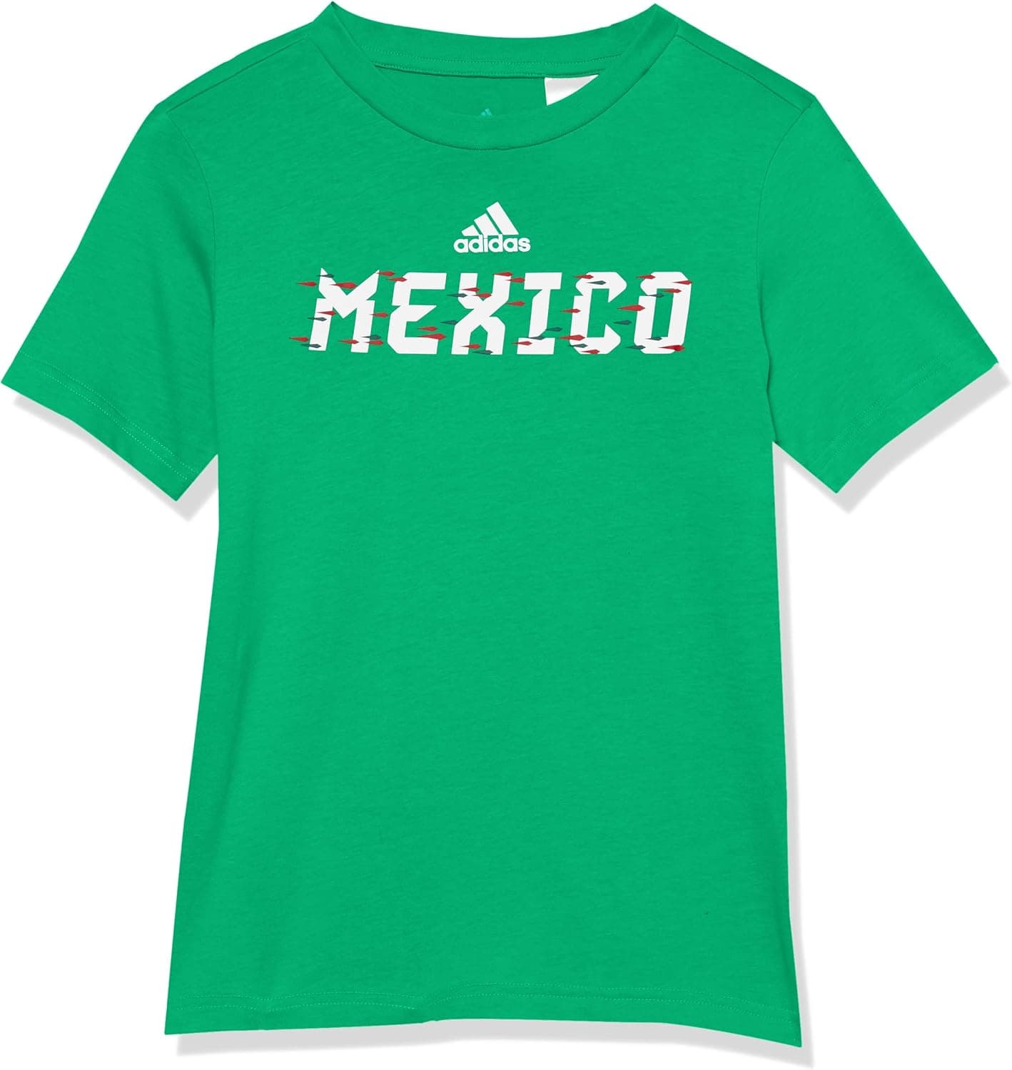 Adidas Boys World Cup 2022 Tee - Team Green (Mexico) - Large