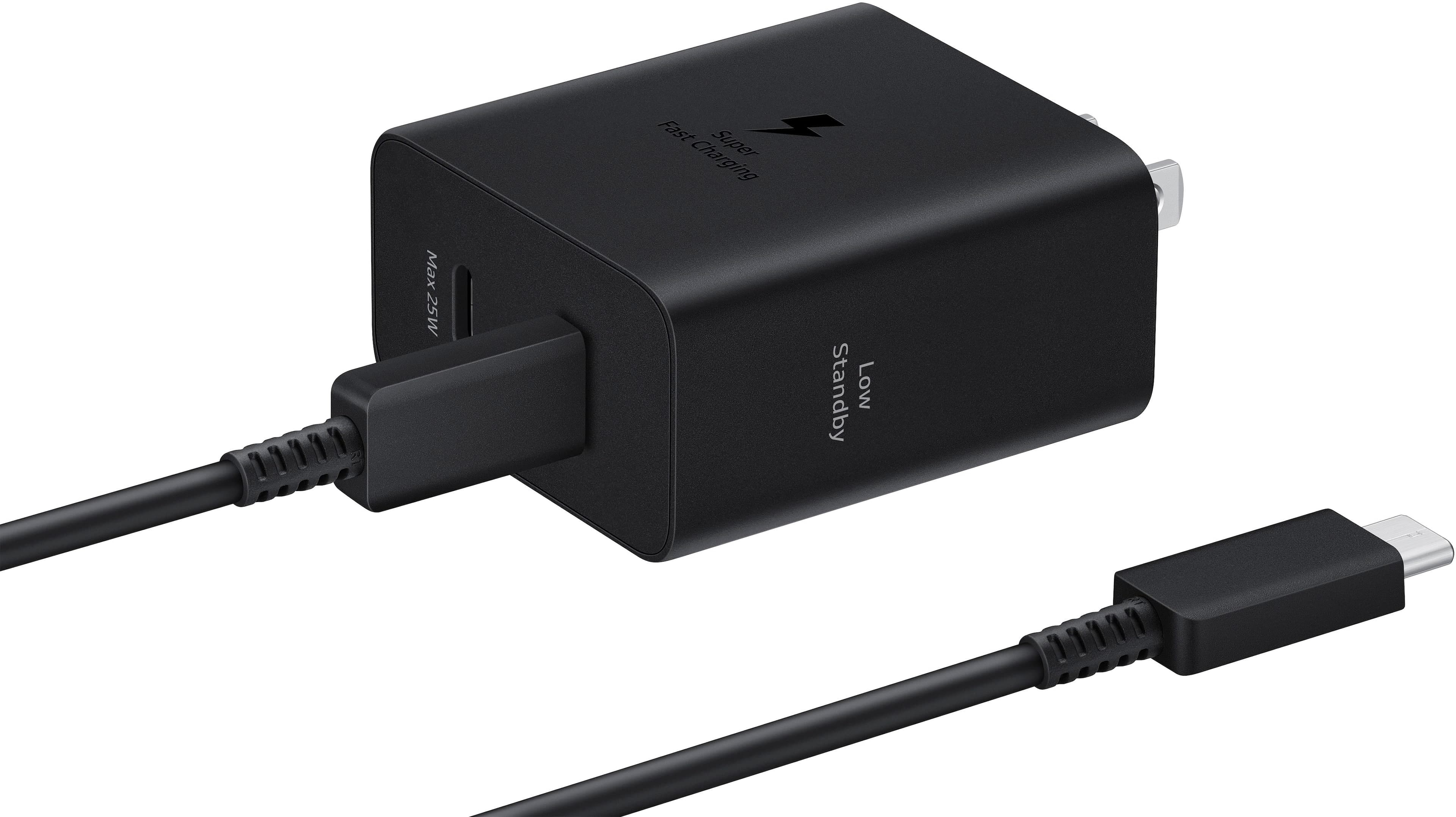 Samsung - 50W Duo Power Adapter - Black