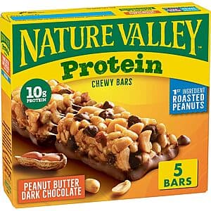 Protein-Packed Nature Valley Bars: Peanut Butter & Dark Chocolate