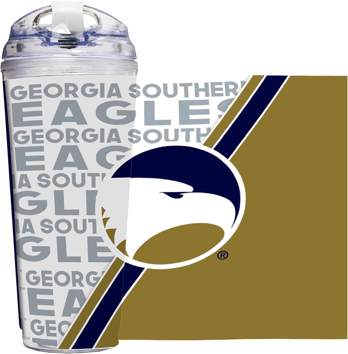 NCAA Georgia Southern Eagles 24oz Tumbler with Lid