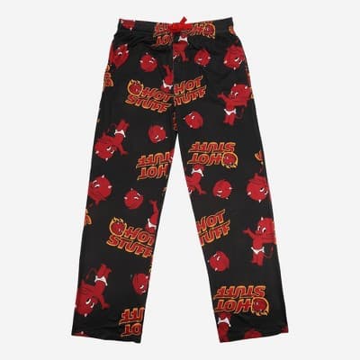 Men's Hot Stuff Knit Pajama Pants - Black S