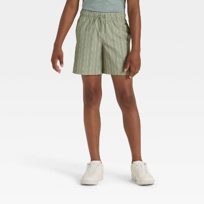 Boys' Hybrid Shorts - All In Motion™ Sage Green S
