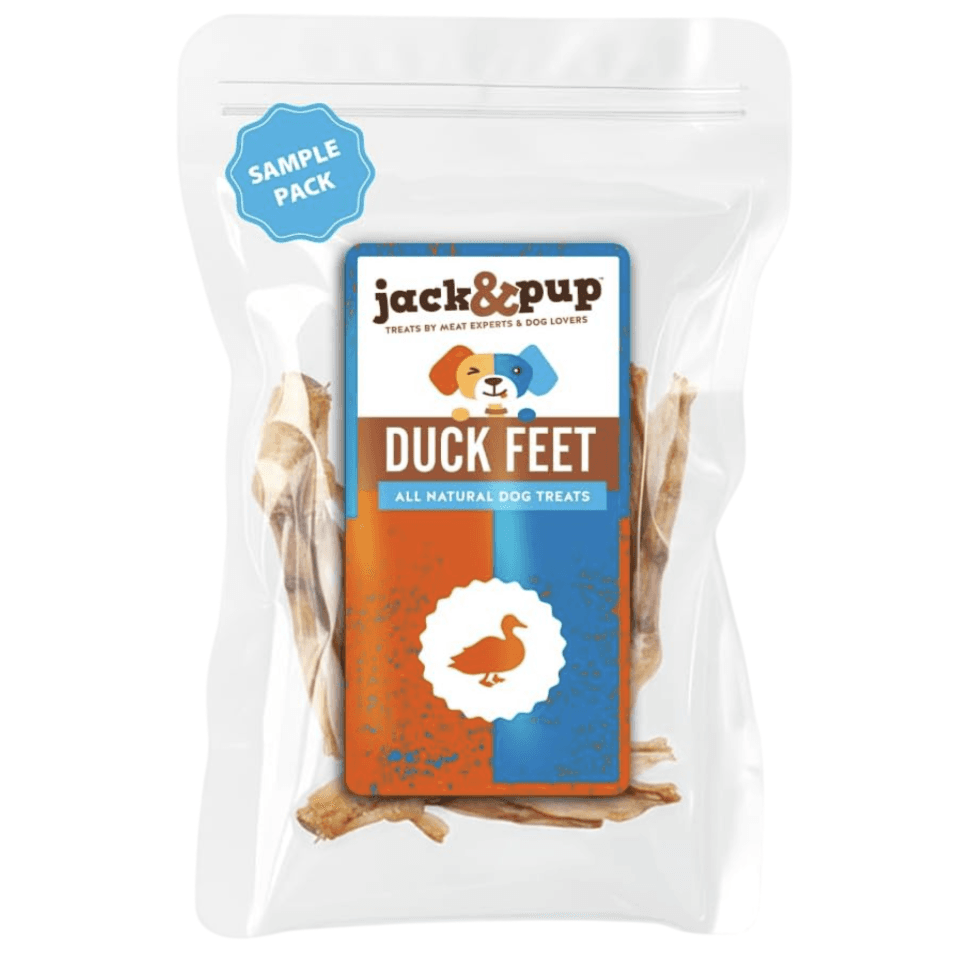 50% Off Jack & Pup Duck Feet Dog Treats