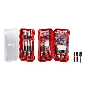 Save on Milwaukee 103-Pc Impact-Duty Screwdriver Bit Set w/ Socket Adapter
