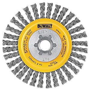 DEWALT 4" x 5/8"-11 HP .020 Carbon Stringer Wire Wheel - Bulk Savings