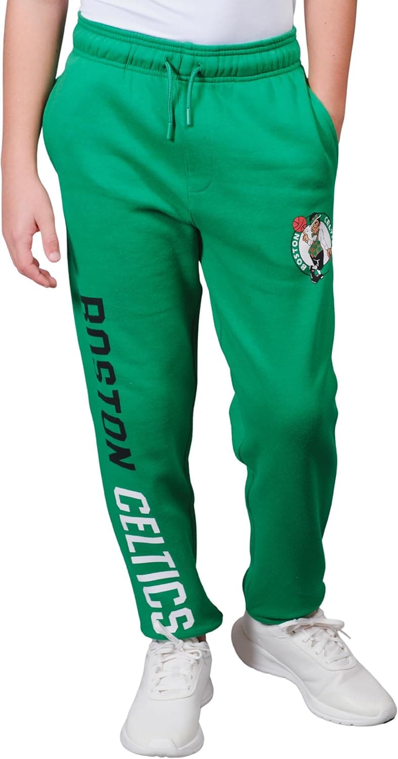 Ultra Game Youth NBA Official Soft Jogger Sweatpants, Boston Celtics