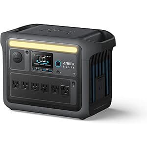 Powerful Anker Solix C1000 1800W Portable Solar Power Station for $399